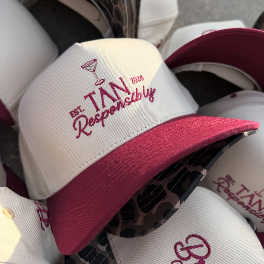 Custom signature trucker hat by The Sunless Bar Collective